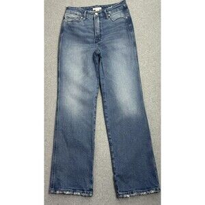 Women’s High Rise Stretch Good American Womens Size 4/27 Straight Leg Jeans